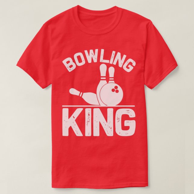 Camiseta Bowling King (Diseño del anverso)