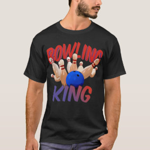 Camiseta Bowling King, boliche de diez pines