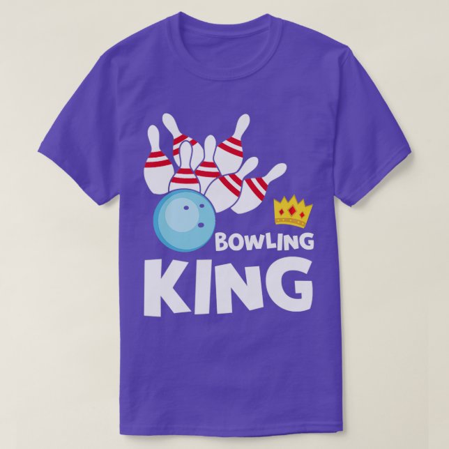 Camiseta Bowling King Funny Bowler Ball T (Diseño del anverso)