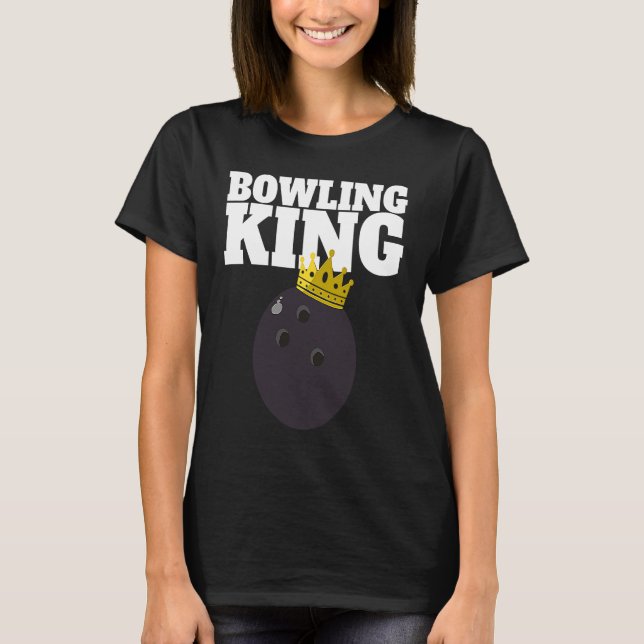 Camiseta Bowling King funny Bowling King (Anverso)