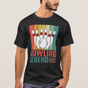 Camiseta Bowling Legend Funny Bowlers