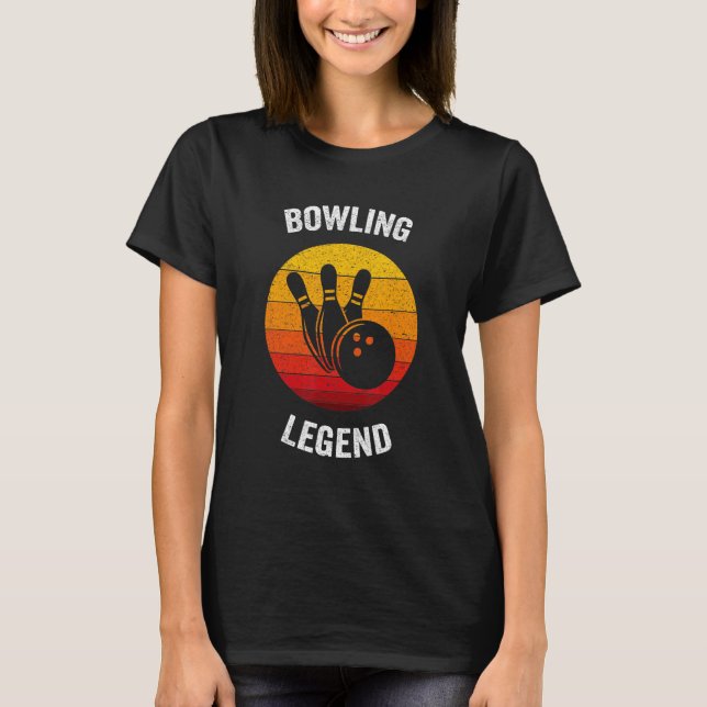 Camiseta Bowling Legend Vintage Bowling (Anverso)
