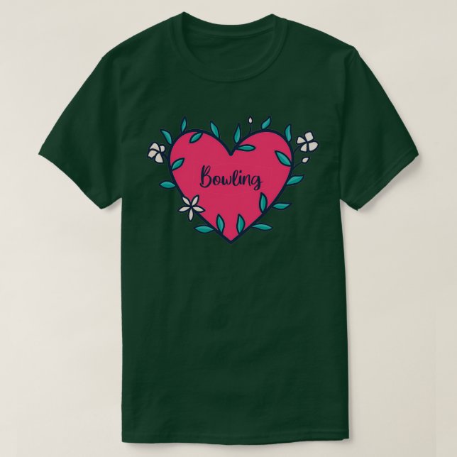Camiseta Bowling Lover (Diseño del anverso)