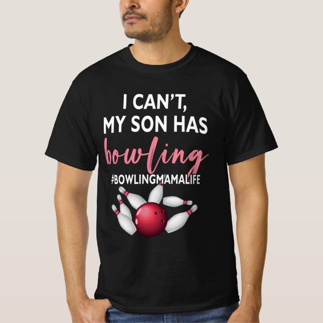 Camiseta Bowling Mama Life Bowling A Mamá De Una Madre Bowl (Anverso)