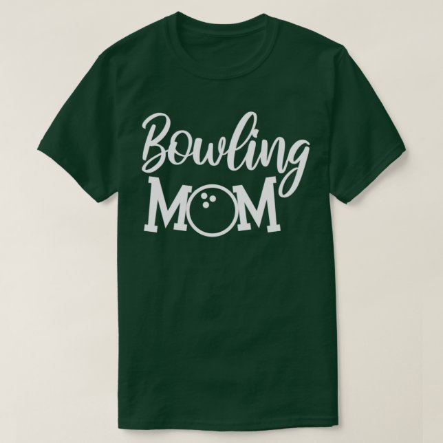 Camiseta Bowling Mom Bowler golpea T (Diseño del anverso)