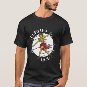 Camiseta Bowling Mom Mother's Day 2022 Pin-Up Mama Bowling