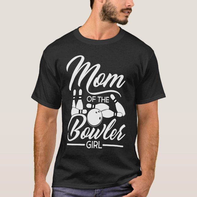 Camiseta Bowling Mom Pin Bowler Strike Bowling Team Bowling (Anverso)