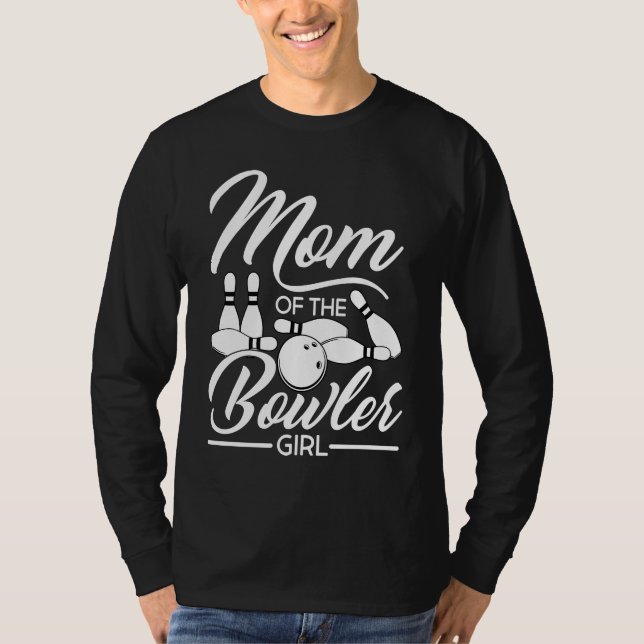 Camiseta Bowling Mom Pin Bowler Strike Bowling Team Bowling (Anverso)