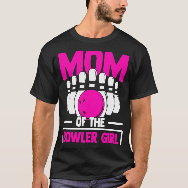 Camiseta Bowling Mom Pin Bowler Strike Bowling Team Bowling (Anverso)