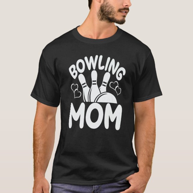 Camiseta Bowling Mom Players  Women Game   2 (Anverso)