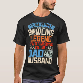 Camiseta Bowling Papa Skittles Bowler Bowling Bowling Bowli
