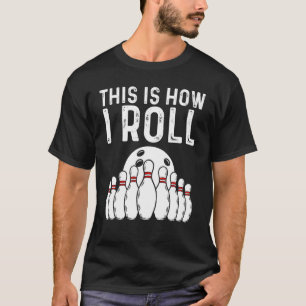 Camiseta Bowling Para Hombres Jugador Bowler Jugador 3