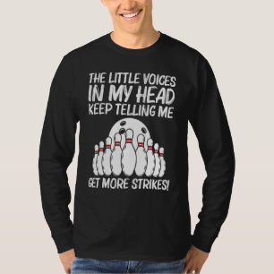 Camiseta Bowling Para Hombres Jugador De Bowler