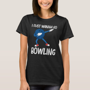 Camiseta Bowling Para Hombres Mujeres Dabbing Ball Lawn Bow
