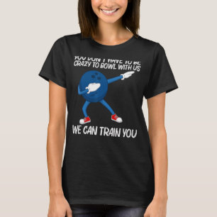 Camiseta Bowling Para Hombres Mujeres Dabbing Ball Lawn Bow