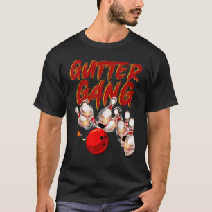 Camiseta Bowling Para Hombres Mujeres Guay Gutter Gang Bowl