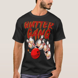 Camiseta Bowling Para Hombres Mujeres Guay Gutter Gang Bowl