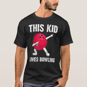 Camiseta Bowling Para Niños Chicas Boys Bowler Juego Lane P