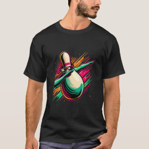 Camiseta Bowling Pin Dabbing Funny Pin Bowler Hombres Wo