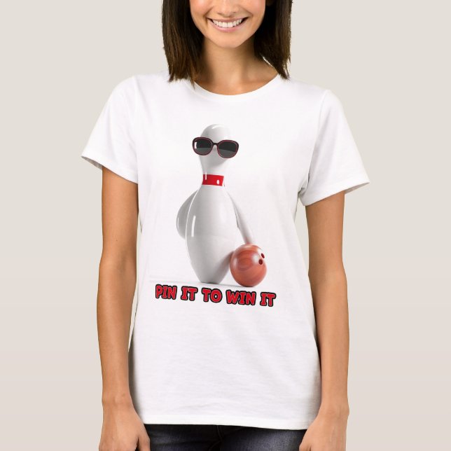Camiseta Bowling Pin para ganarlo (Anverso)