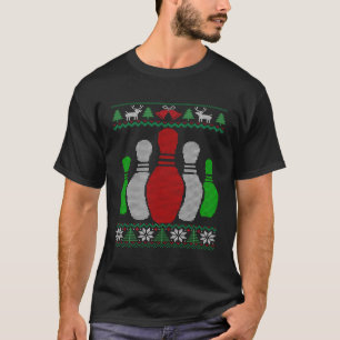 Camiseta Bowling Pins Bowler, equipo de boliche de regalo F