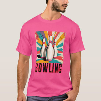 Camiseta Bowling Pins in Action