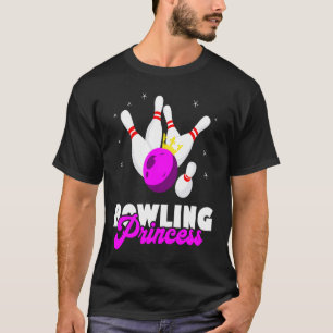 Camiseta Bowling Princess Crown Strike Bowler