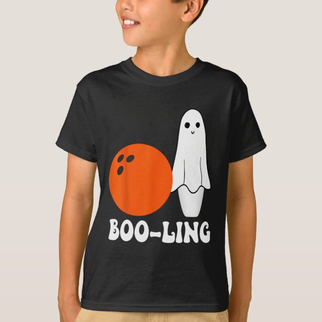 Camiseta Bowling Pun Boo-ling Famosos Bowling Jugadores Hal (Anverso)