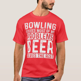Camiseta Bowling Resuelve La Mayoría De Mis Problemas La Ce