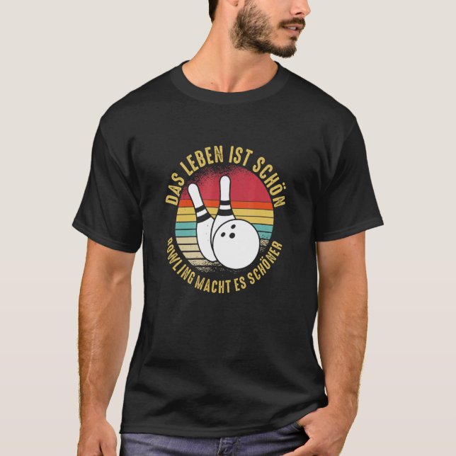 Camiseta Bowling Retro Bowler Team (Anverso)