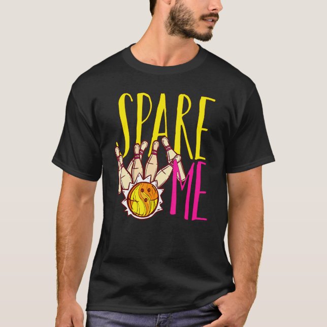 Camiseta Bowling Spare Me Bowlers (Anverso)