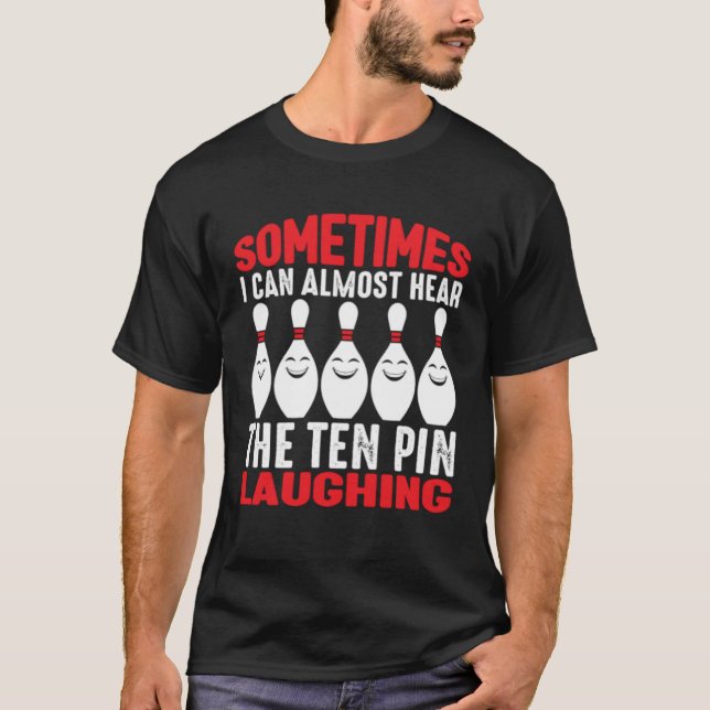 Camiseta Bowling Spare Strike Pin Bowling Alley (Anverso)