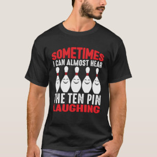 Camiseta Bowling Spare Strike Pin Bowling Alley