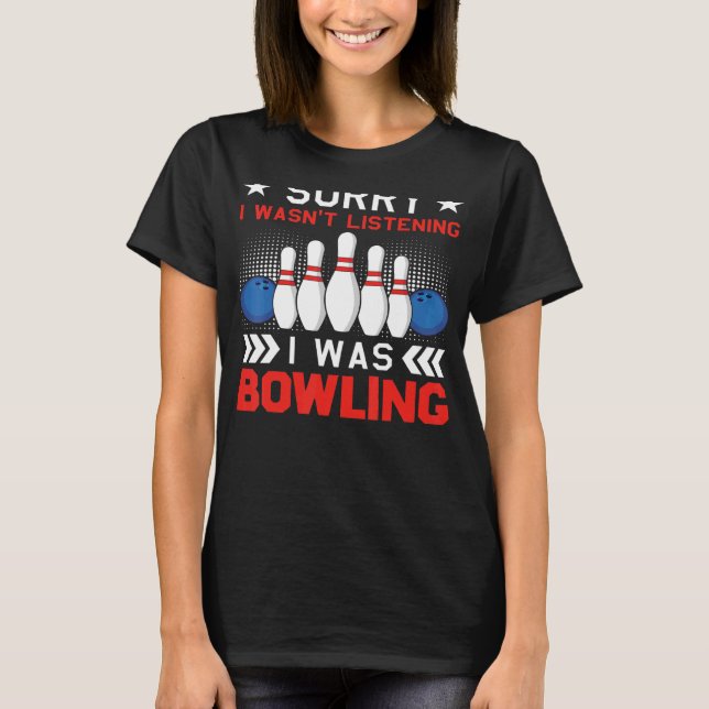 Camiseta Bowling Spare Strike Pin Bowling Alley 3 (Anverso)