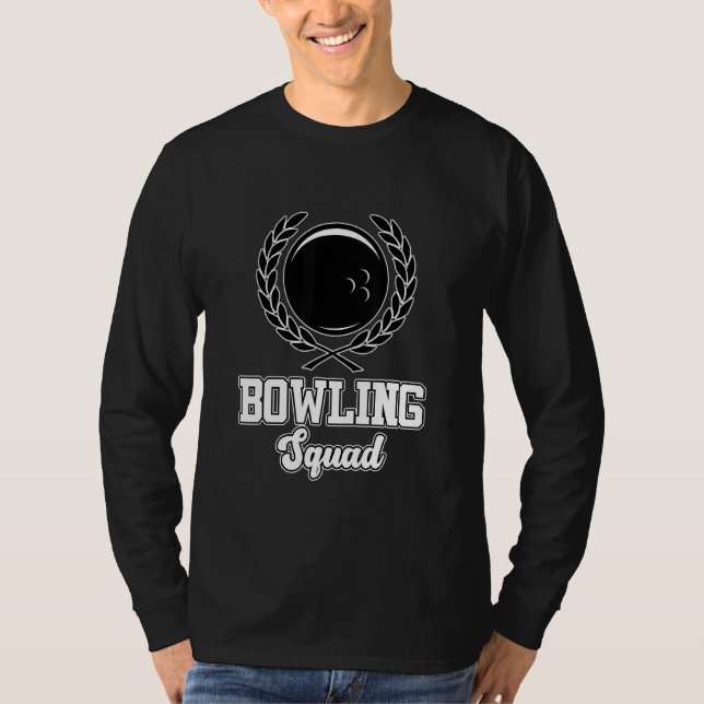 Camiseta Bowling Squad Bowl Jugador Bowler Entrenador Depor (Anverso)