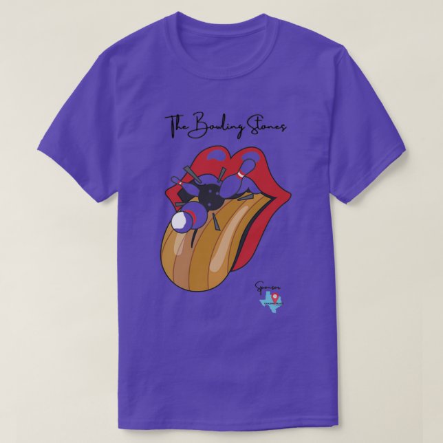 Camiseta Bowling Stones T (Diseño del anverso)