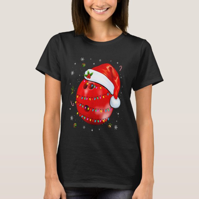 Camiseta Bowling Ugly Christmas Sport Bowls Xmas (Anverso)