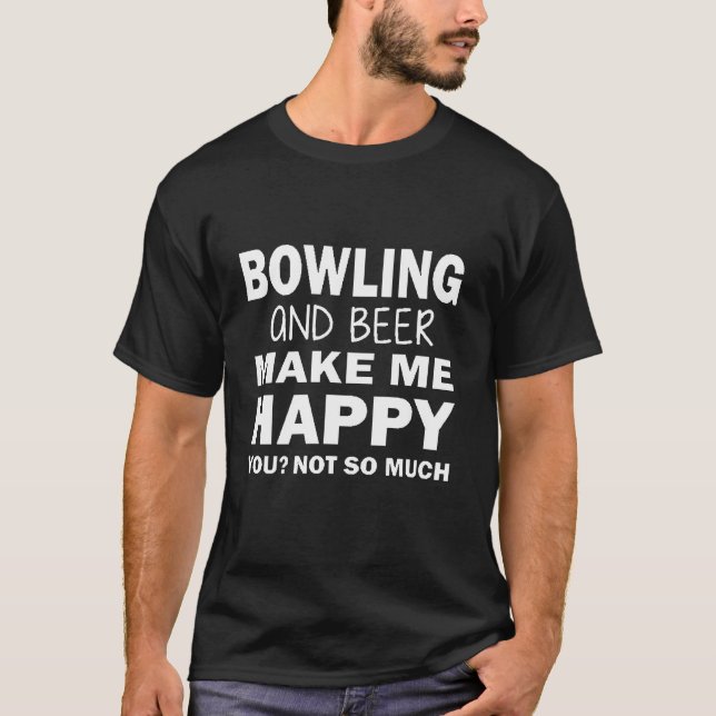 Camiseta Bowlingme me hace feliz (Anverso)
