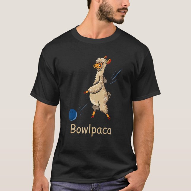 Camiseta Bowlpaca Bowl Llama Bowler (Anverso)