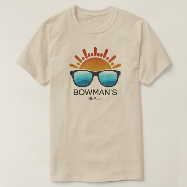 Camiseta Bowman's Beach Florida Sunglasses (Diseño del anverso)