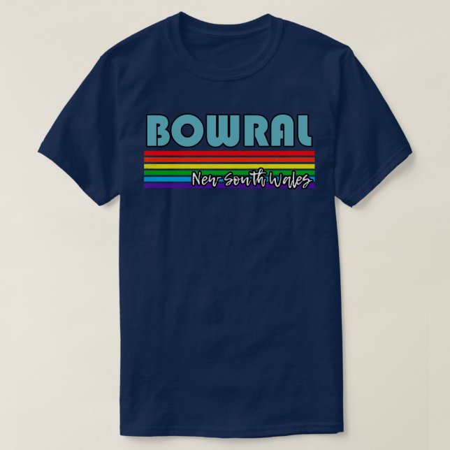 Camiseta Bowral New South Wales Orgullo Bowral LGB (Diseño del anverso)