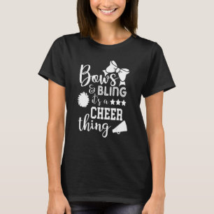 Camiseta Bows & Bling es una alegría animadora