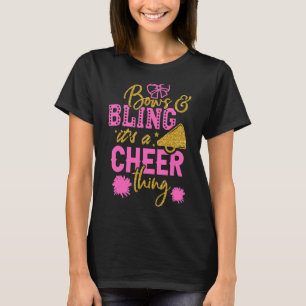 Camiseta Bows & Bling es una alegría animadora