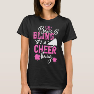 Camiseta Bows & Bling es una alegría animadora