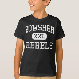 Camiseta Bowsher - rebeldes - High School secundaria -