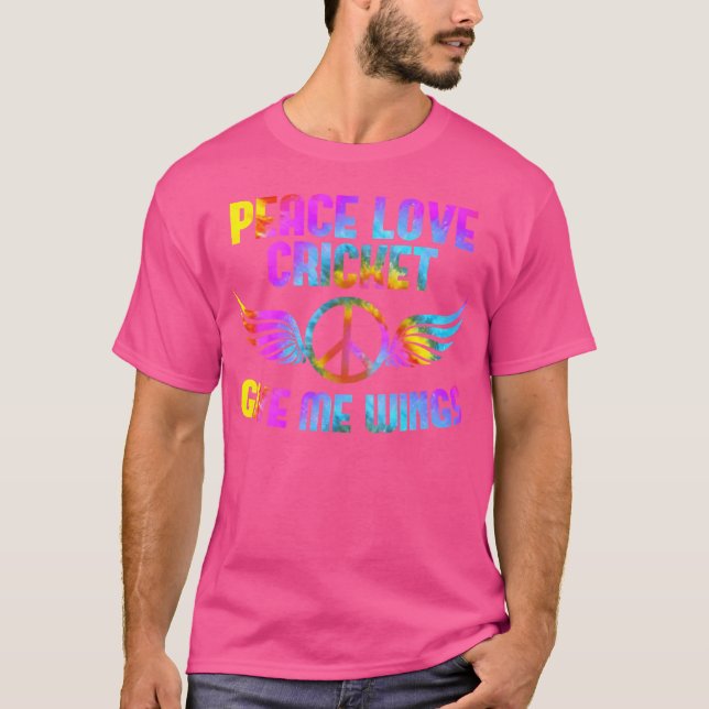 Camiseta Bowsman Béisbol juego Peace Love Cricket (Anverso)