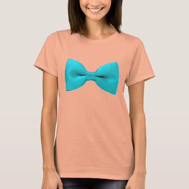 Camiseta Bowtie Bikini en azul (Anverso)