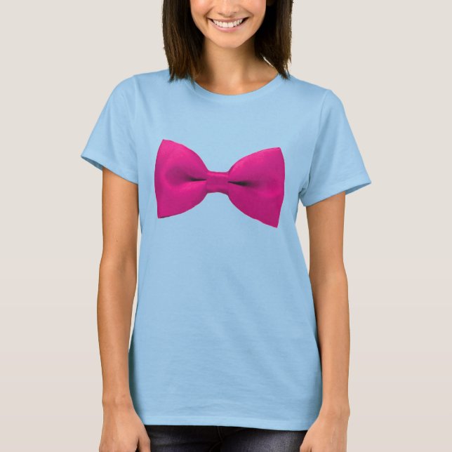 Camiseta Bowtie Bikini en rosa (Anverso)