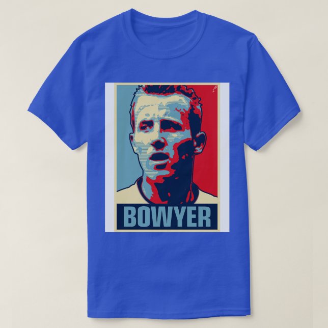 Camiseta Bowyer (Diseño del anverso)