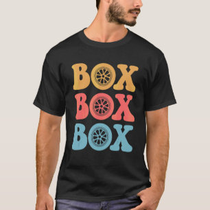 Camiseta Box Box Box Carreras de Fórmula Llamada de Radio d